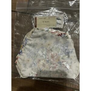 Longaberger 9" Bowl Basket Liner SPRING FLORAL  Fabric NEW